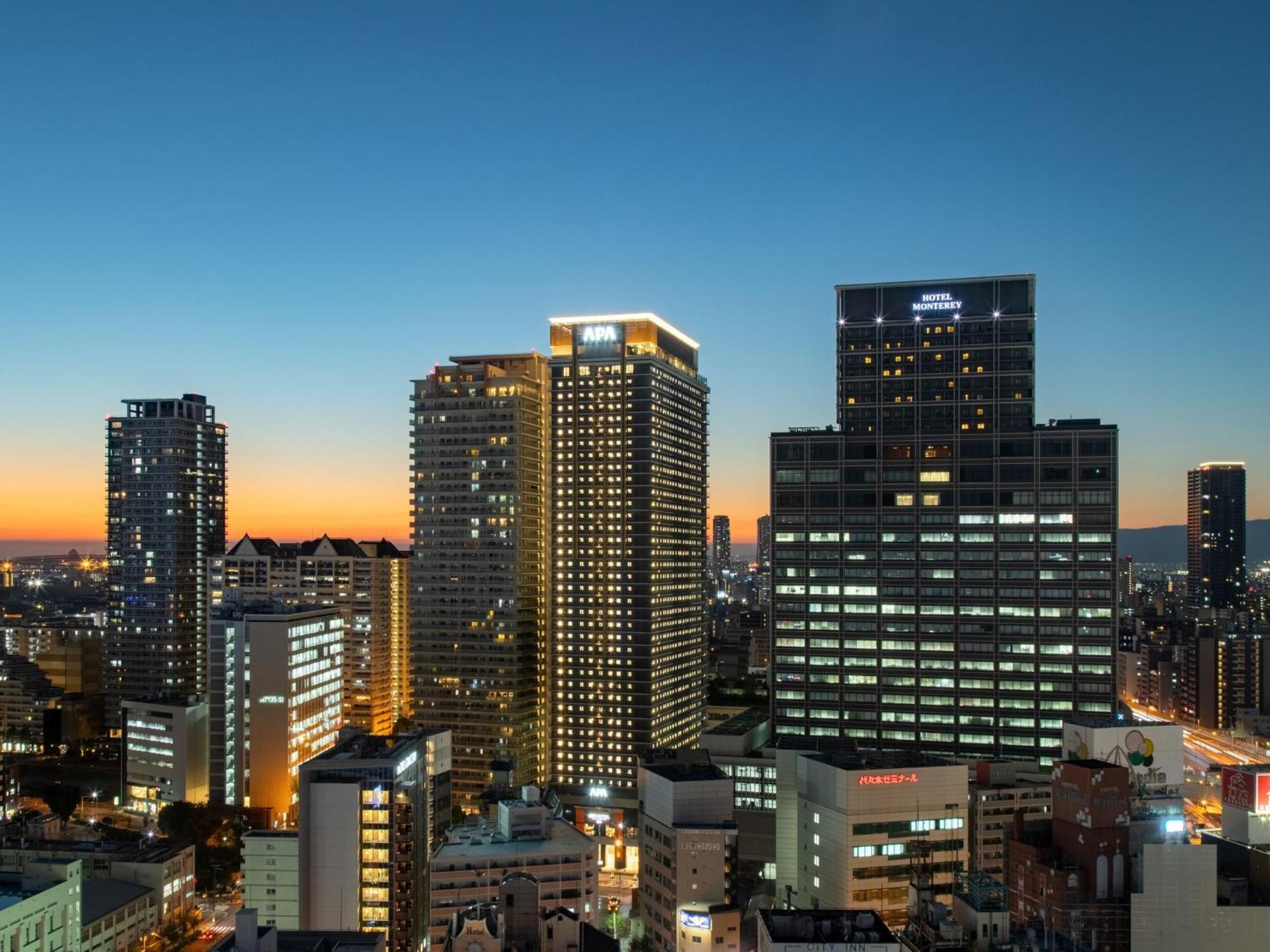 Apa Hotel & Resort Osaka Namba Ekimae Tower Bagian luar foto